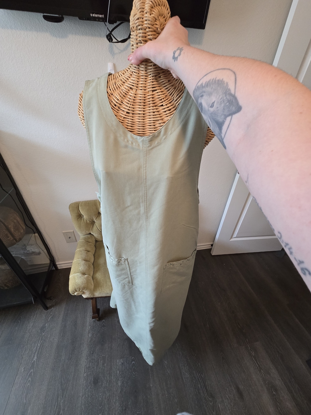 White Stag Sage Green Maxi Dress